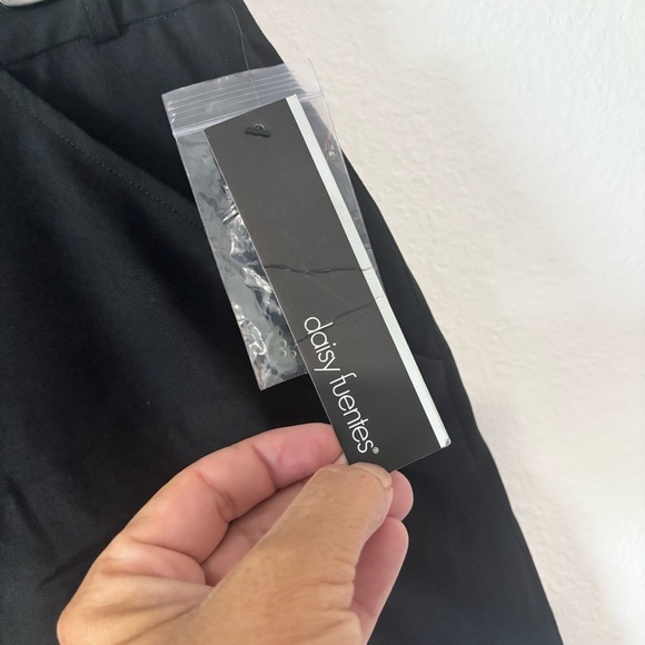 Women’s Daisy Fuentes Black High Waist Shorts Size 14 | NWT Sailor Button Front - Picture 3 of 7